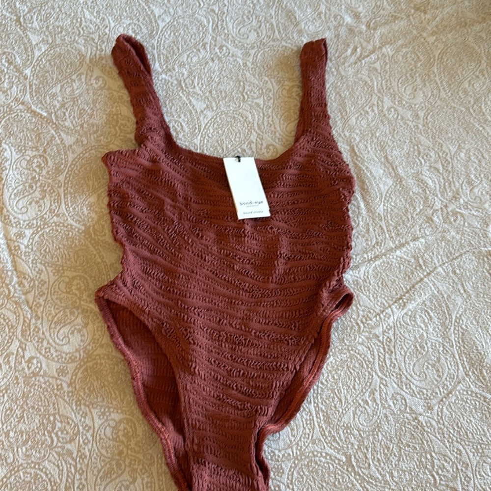 Bond-eye Australia rust swimsuit OS NWT